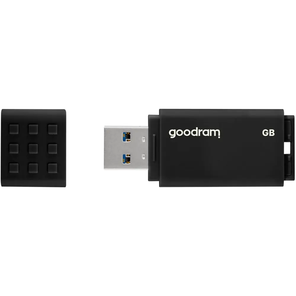 USB Flash GoodRAM 256GB USB 3.2 UME3 Black, Retail - фото 3