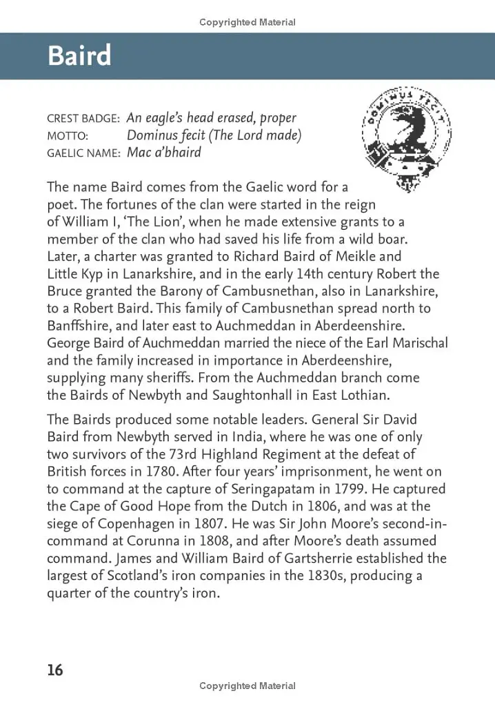 Clans and Tartans. Traditional Scottish Tartans - Scottish Tartans Authority - фото 9