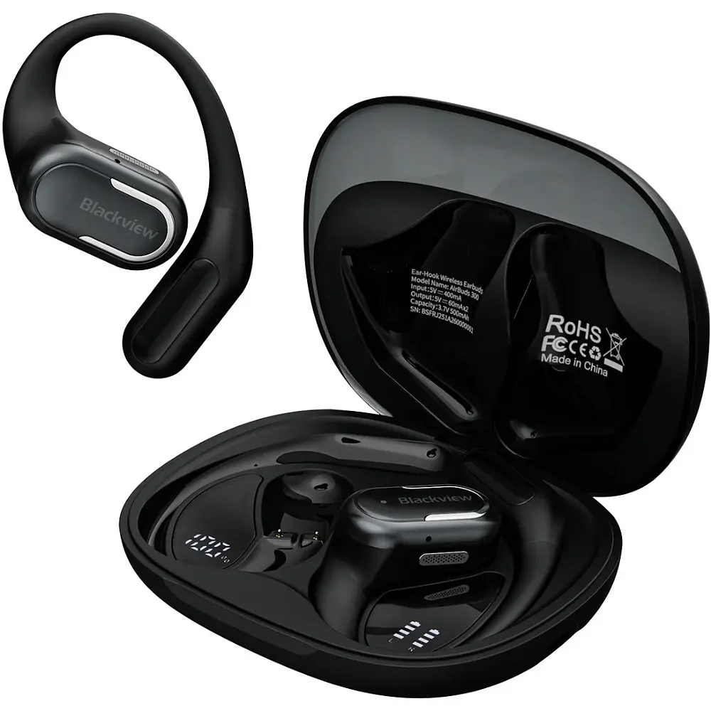 Навушники TWS Blackview AirBuds 300 Obsidian Чорний - фото 3