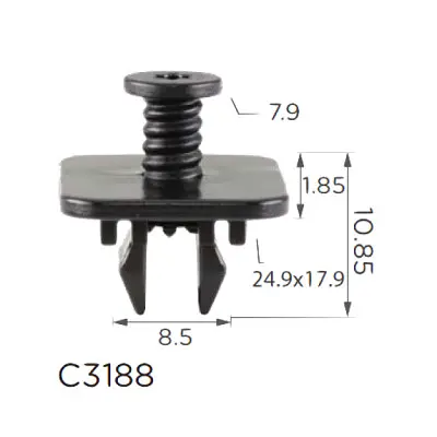 Кліпса Volkswagen, Audi, Seat, Skoda (WHT005263, WHT-005-263) (C3188) - фото 2