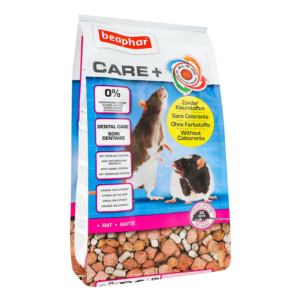 Полноценный корм Beaphar Care+ Rat супер-премиум класса для крыс 250 г (18425) - фото 3