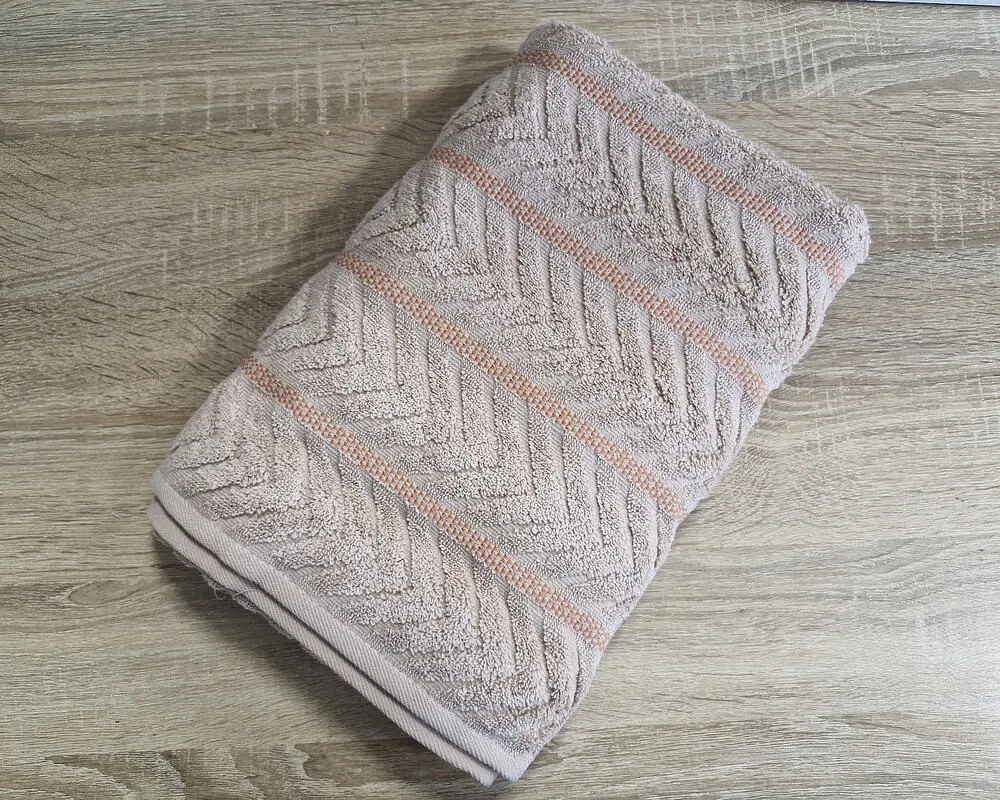 Набір турецьких махрових рушників Cestepe MicroCotton Premium 3 штуки 70x140 Multi 2 щільність 600 г/м2 - фото 8
