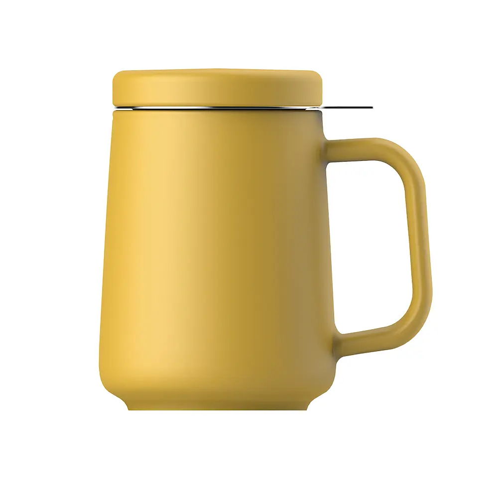 Чашка-заварник U Brewing Mug Ceramic, 500 мл - Блакитний - фото 6