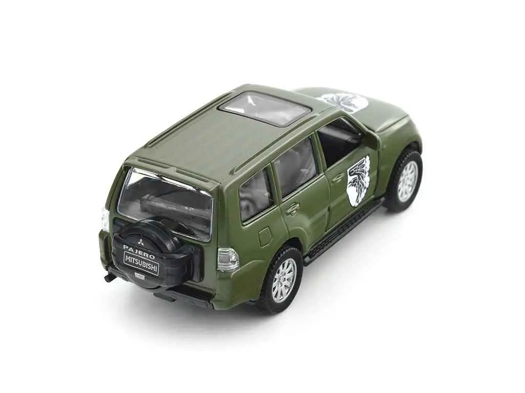 Машинка-моделька TECHNODRIVE "Шеврони Героїв" MITSUBISHI PAJERO 4WD TURBO "93 ОМБр" - фото 2