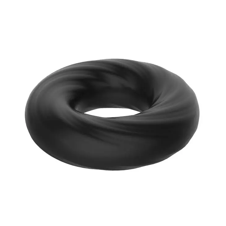 Ерекційне кільце Crazy Bull Super Soft Silicone, 5 см (чорний) - фото 4