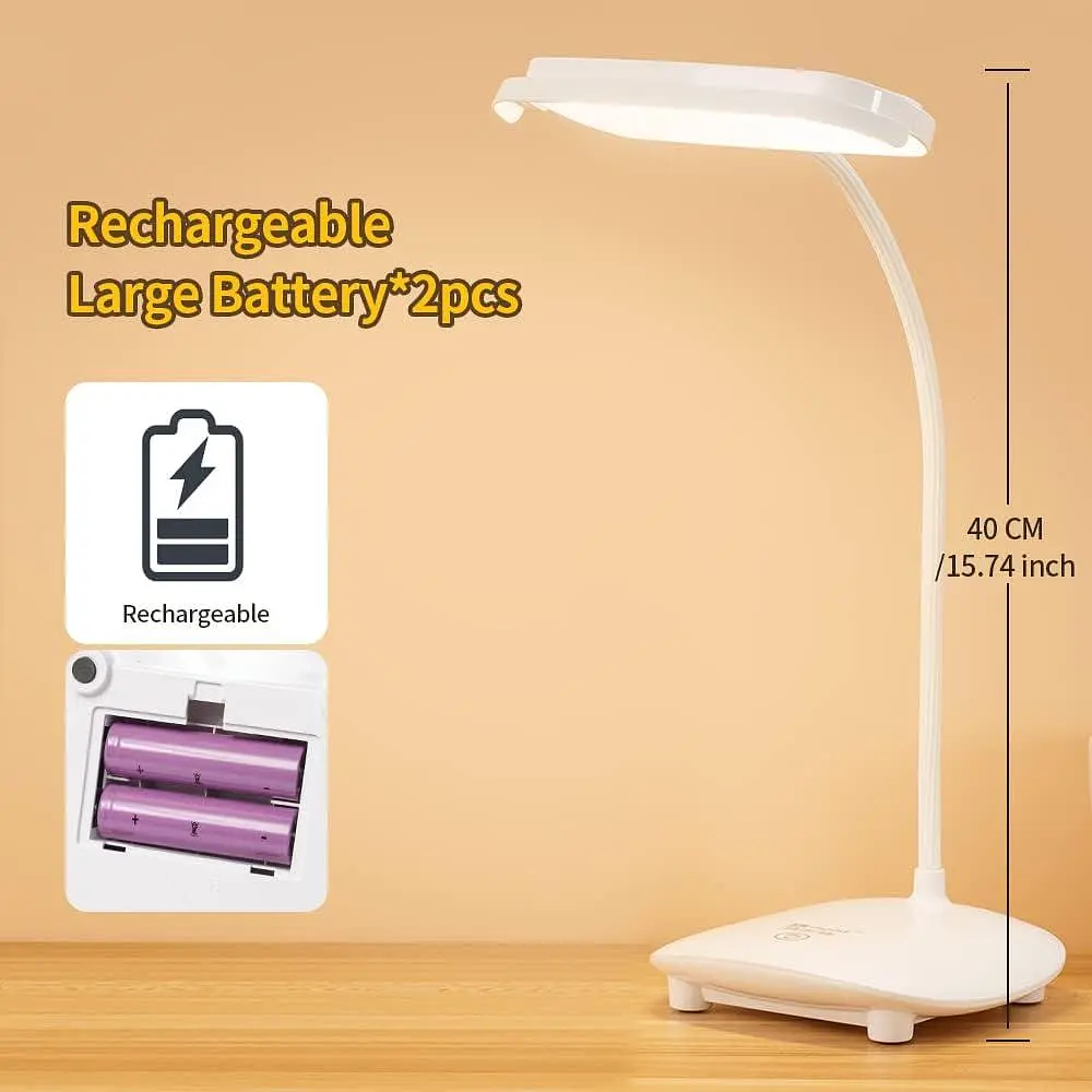 Настільна лампа, 40 світлодіодів бездротова - фото 6