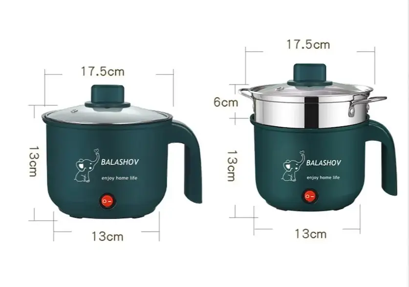 Пароварка Rice Cooker Скороварка - рисоварка електрична парова багатофункціональна каструля - фото 2