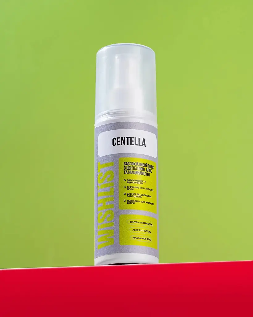 Успокаивающий тоник Wishlist с центеллой, алоэ и ниацинамидом 120 мл - фото 2