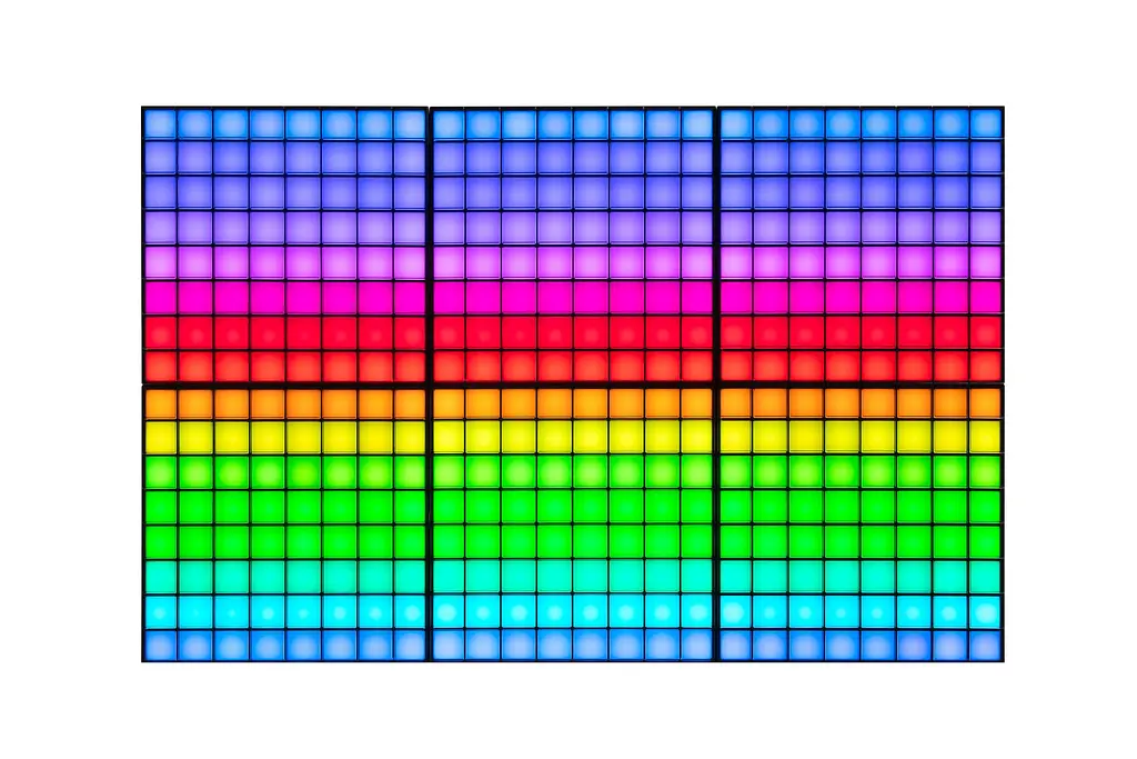 Twinkly Панель Smart LED Twinkly Squares 1+5 RGB, Gen II, IP20, 16x16см, кабель білий - фото 3