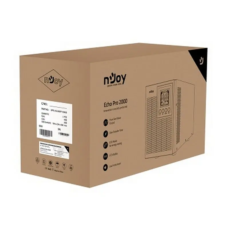 Джерело безперебійного живлення NJOY Echo Pro 2000 (UPOL-OL200EP-CG01B) - фото 4