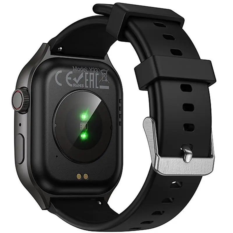 Смарт-годинник Y33 Smart sports watch (call version) Black Hoco teh0030152 - фото 3