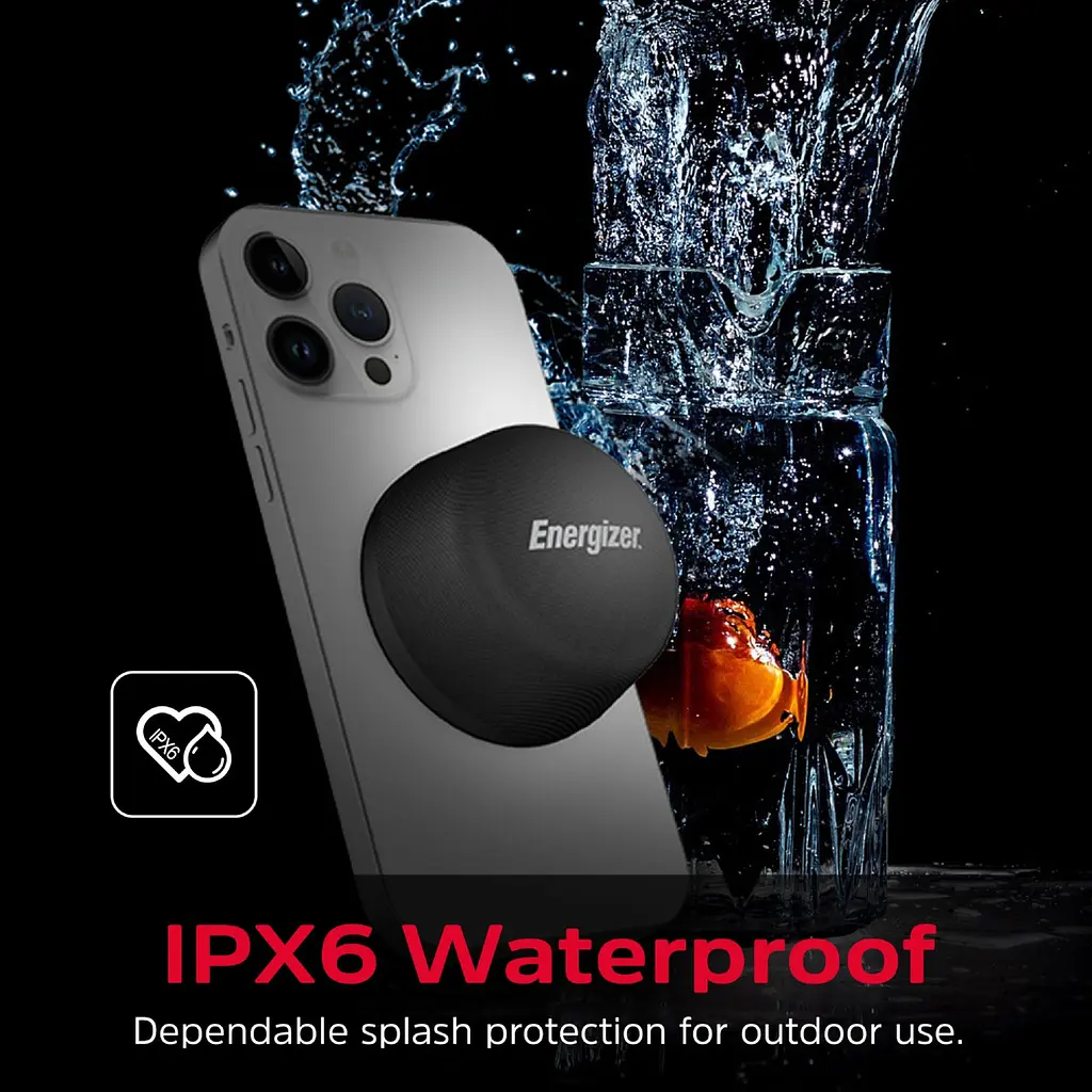 Акустична система 1.0 Energizer Bluetooth 5.3 5W + Wireless bypass Charging магнітна зарядка 10W - фото 10