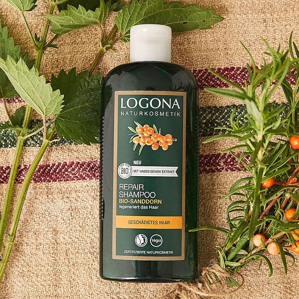 БІО-Шампунь-реконструктор волосся Обліпиха Logona 250 мл - фото 2