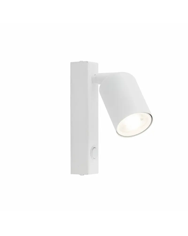 Бра, настінний світильник Tk Lighting 6186 Top GU10 1x10W IP20 Wh - фото 2