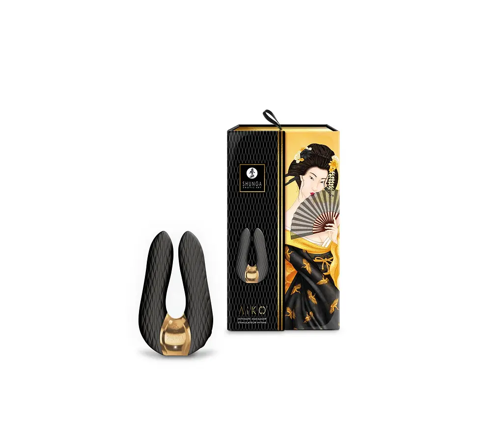 Вібратор для клітора Shunga Aiko Black, гнучкі кінчики - фото 7