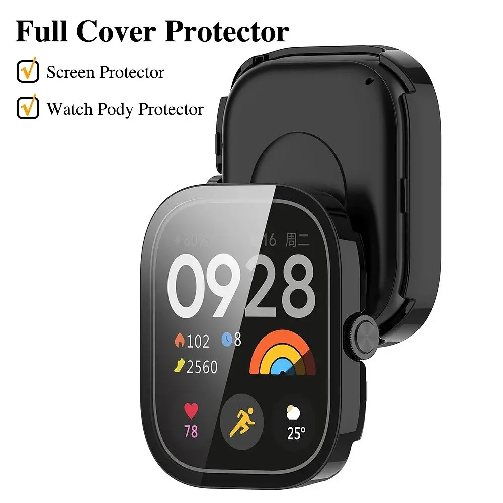 Защитный чехол Tamister для смартчаса Redmi Watch 3 черный - фото 5