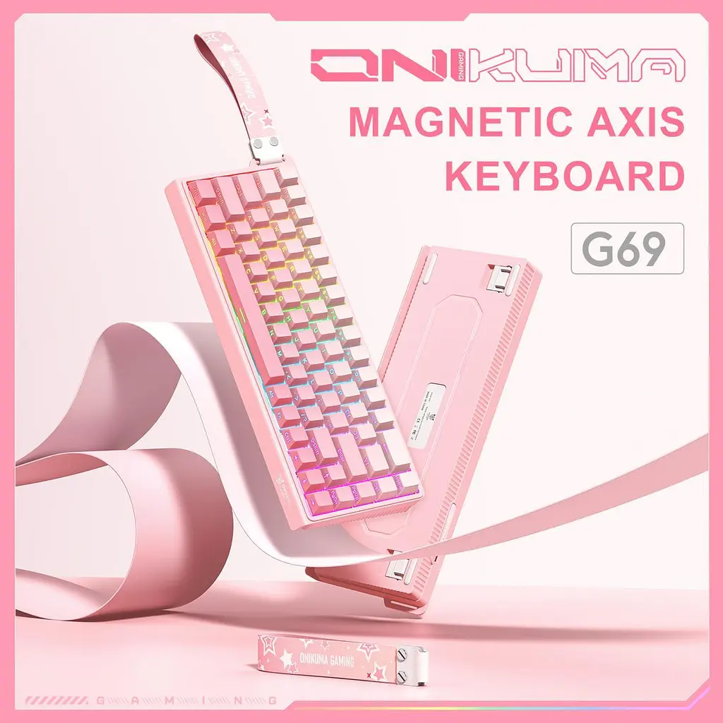 Клавіатура Onikuma ігрова для ПК G-96 з RGB підсвіткою геймерська бездротова для ігор - фото 4