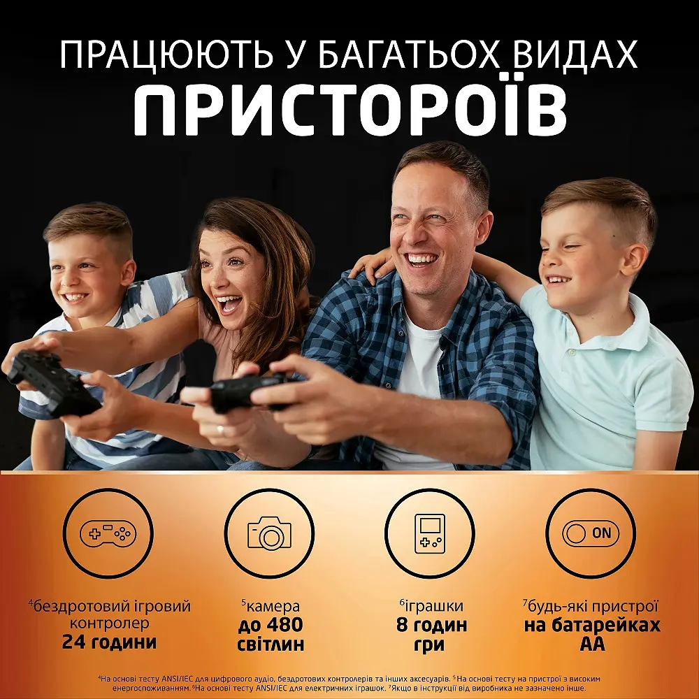 Аккумулятори Duracell Rechargeable AA 2500 mAh, 4 шт. (6486621) - фото 3