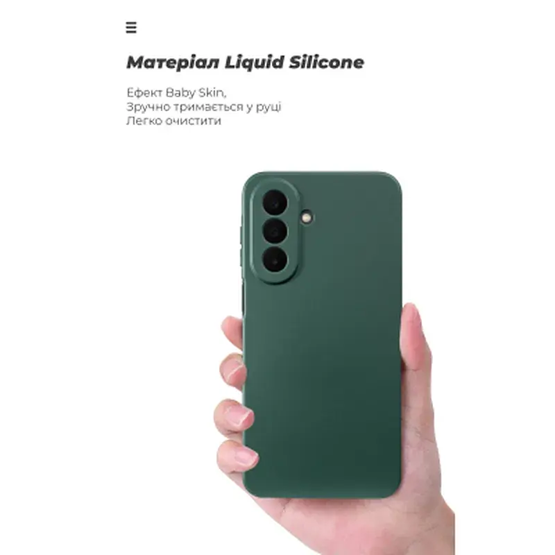 Чохол до мобільного телефона Armorstandart ICON Samsung A27 5G Camera Cover Dark Green (ARM89806) - фото 7