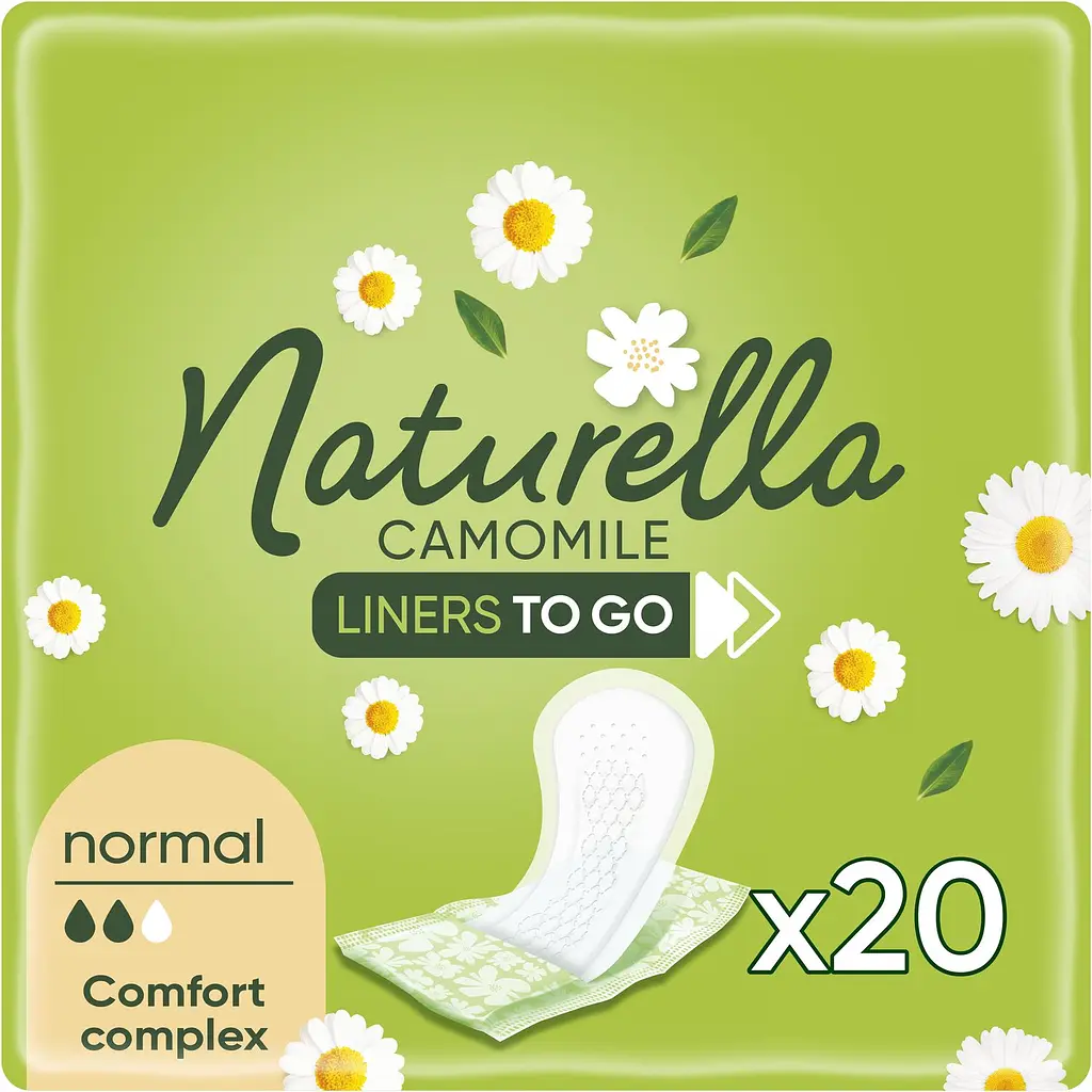 Щоденні прокладки Naturella Camomile Liners To Go Normal 20 шт. - фото 1