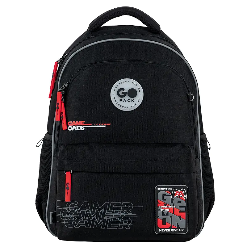 Рюкзак GoPack Education 182M Born To Win Чорний (GO26-182M-5) - фото 3