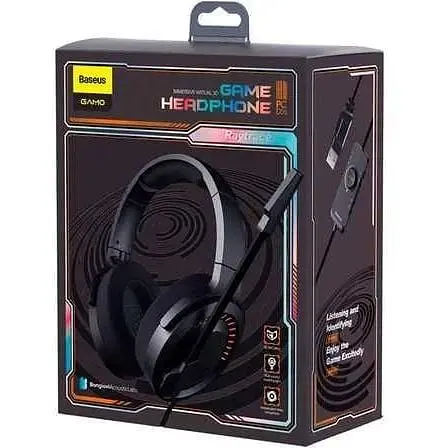 Ігрові навушники Baseus Gamo Immersive Virtual 3D Game Headphone для ПК - фото 3
