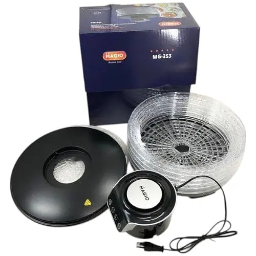 Сушарка для овочів та фруктів Magio MG-353 9 л з LED дисплеєм 245 Вт Сіра - фото 5
