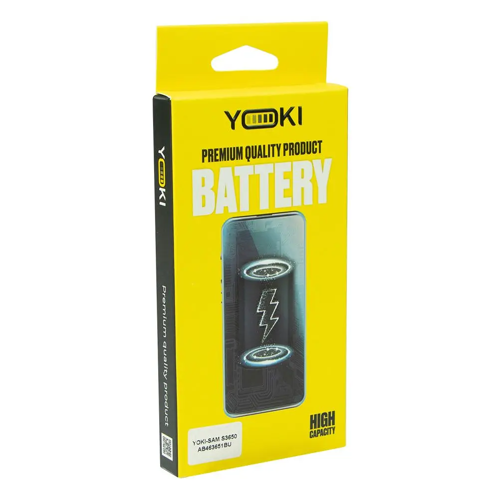 Акумулятор високої ємкості Premium якість Yoki AB463651BU для Samsung S3650 Corby - фото 2