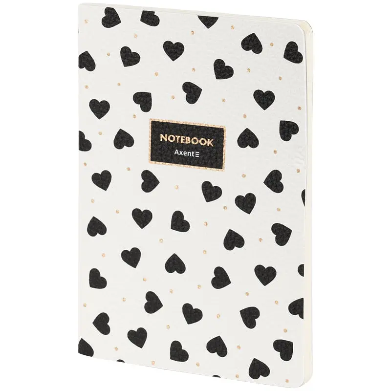 Книга записна Axent Partner Black&White A5 60 аркушів у клітинку (8710-7-A) - фото 2