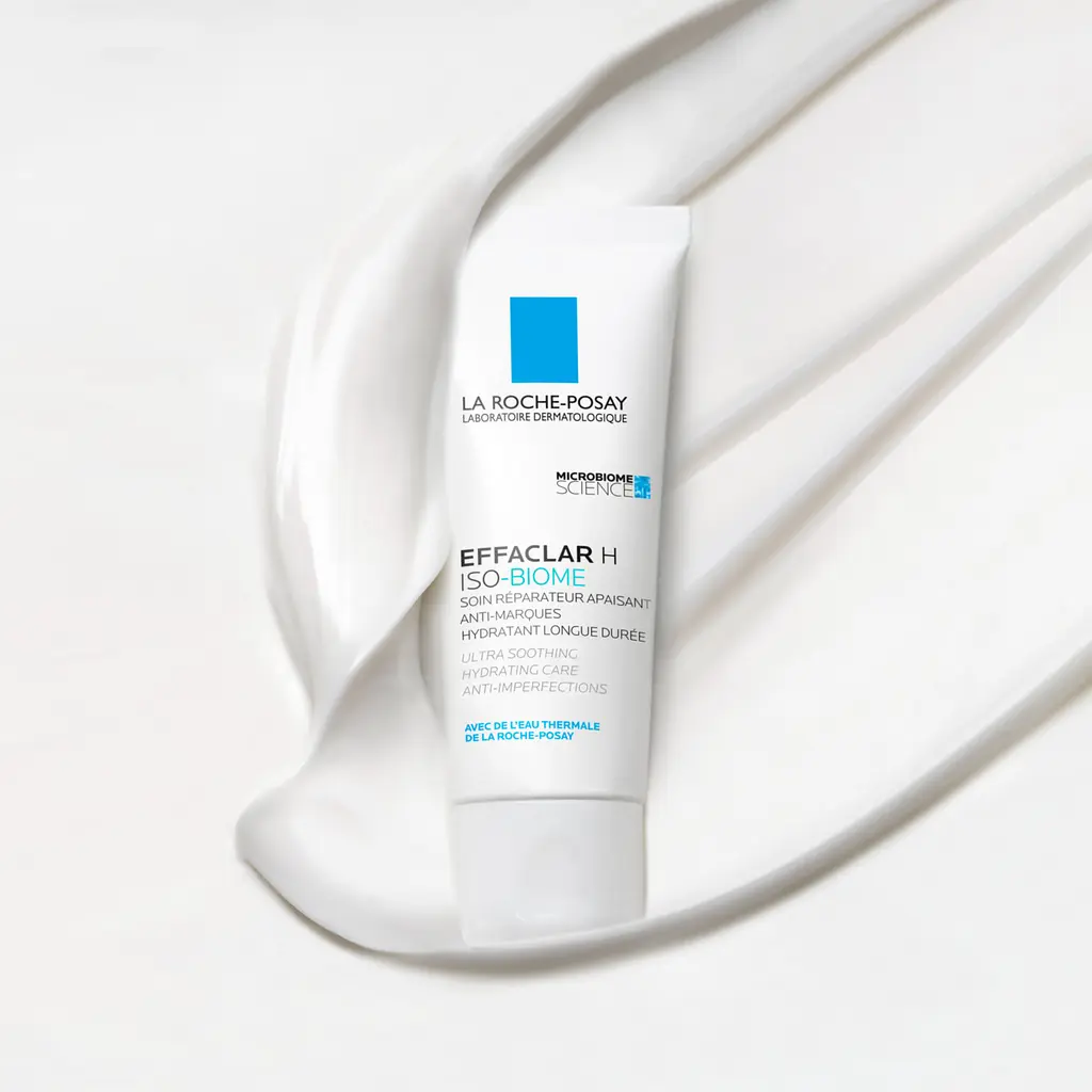 Успокаивающий восстанавливающий увлажняющий крем La Roche-Posay Effaclar H Iso-Biome для обезвоженной чувствительной кожи подверженной недостаткам 40 мл (MB425200) - фото 5