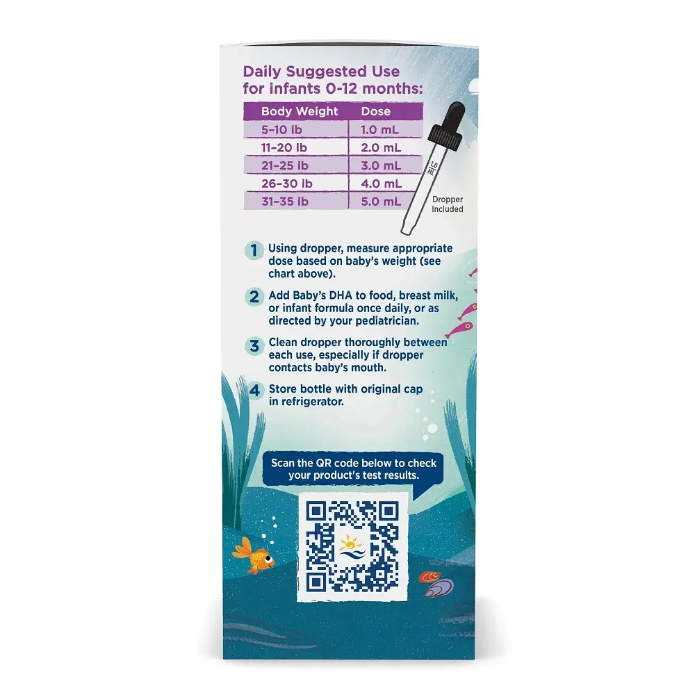 Жирные кислоты Nordic Naturals Baby's DHA, 60 мл - фото 3