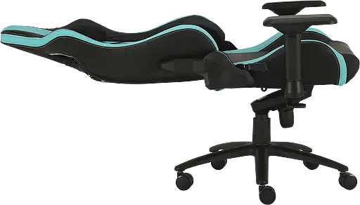 Геймерское кресло GT Racer черное с ментоловым (X-0715 Black/Mint) - фото 5