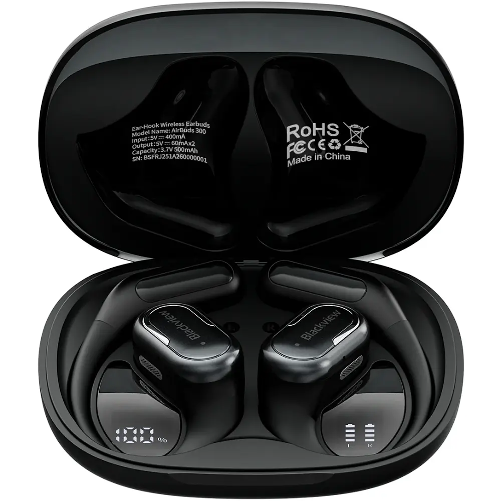 Навушники TWS Blackview AirBuds 300 Obsidian Black - фото 4