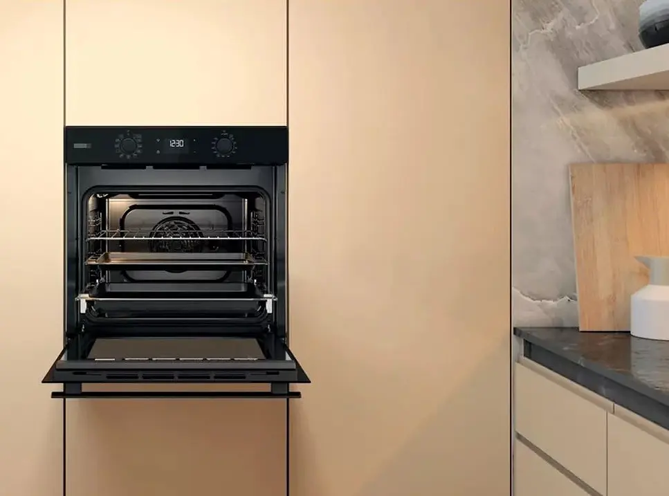 Духовой шкаф Whirlpool электрический 71 л, A+, дисплей, конвекция, телескопические направляющие, пара, черный - фото 7
