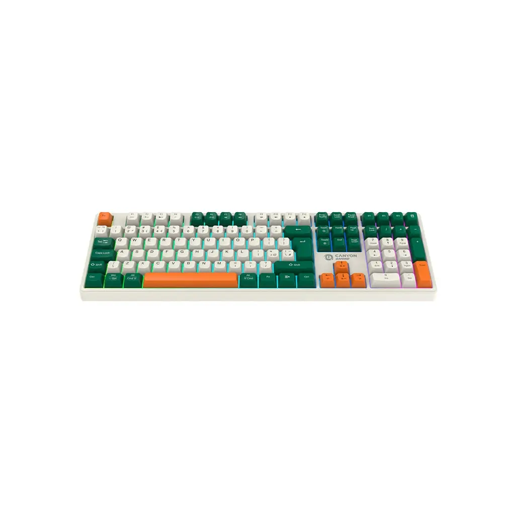 Клавіатура Canyon Shadder GKW-11 RGB Silent Wireless/Bluetooth/USB UA White (CND-SKBW11) - фото 2