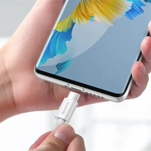 PD кабель Baseus Superior Series Fast Charging Data Cable Type-C to Type-C 100W 2m білий CATYS-C02 - фото 6