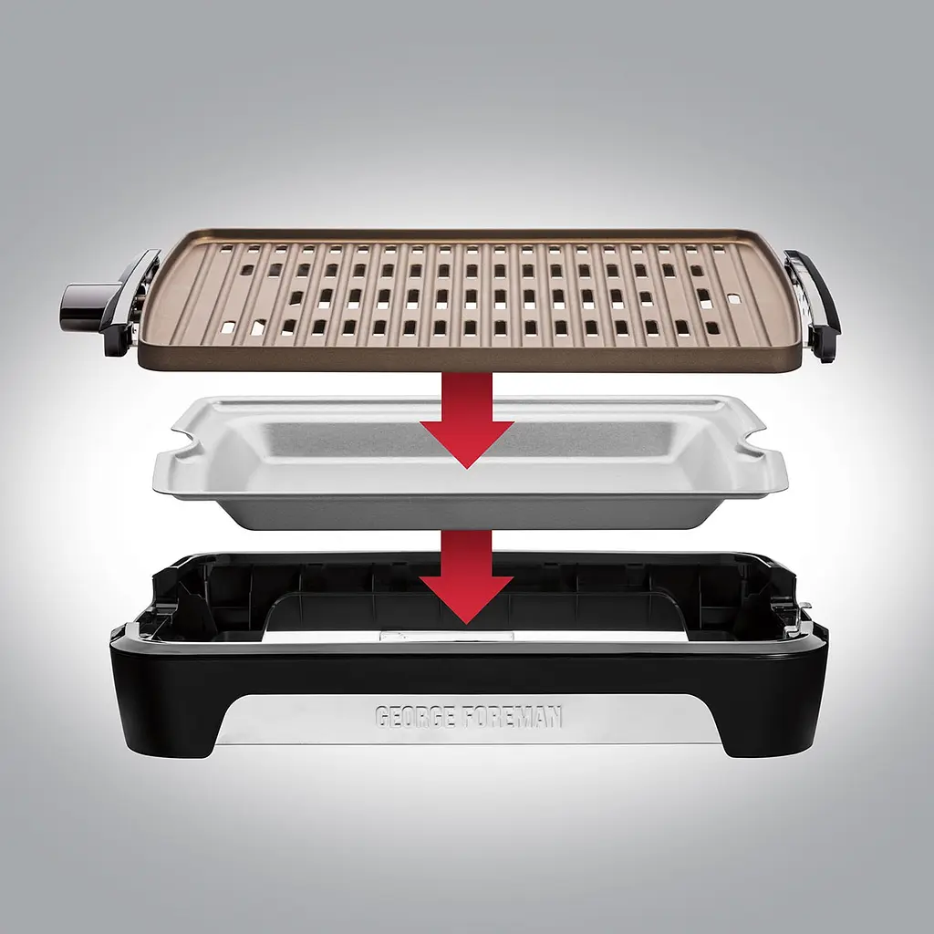 Гриль Russell Hobbs George Foreman 25850-56 Smokeless BBQ Grill (23884036002) - фото 5