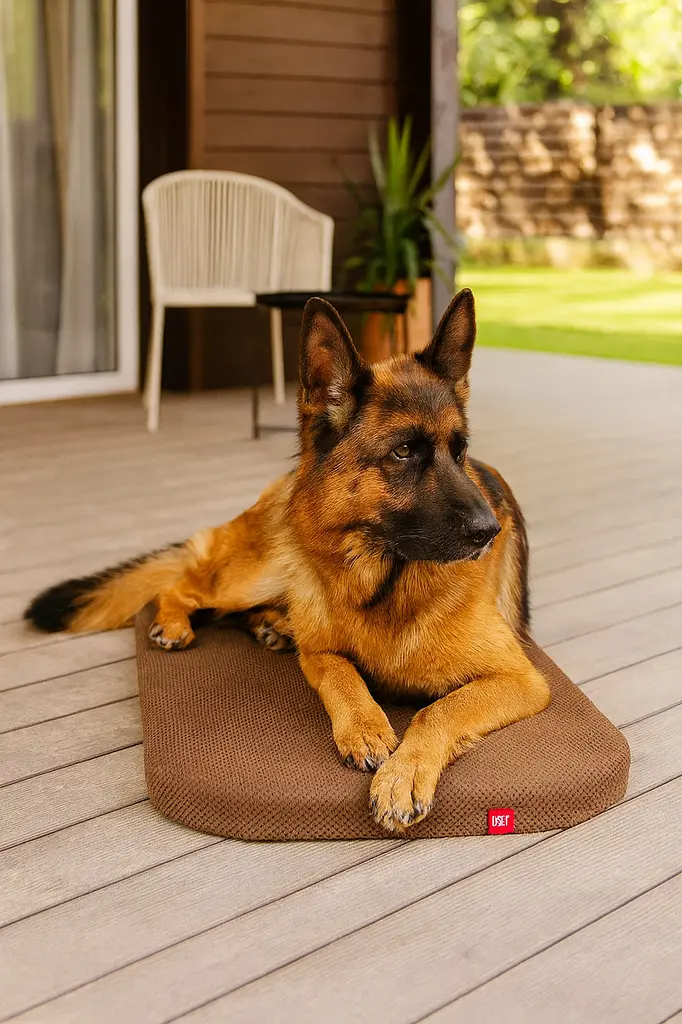 Лежанка для собак Waudog Relax, Доріс велюр, зі знімним чохлом, М, Ш 80 см, Дл 55 см - фото 2