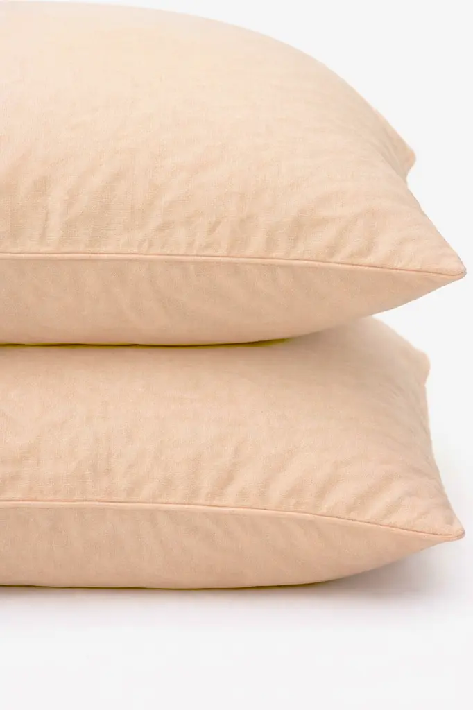 Наволочка Ecotton 50х70 см фланель із бавовни Light Beige Бежевий (25558) - фото 2
