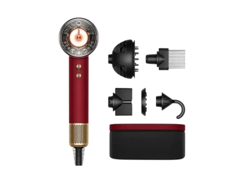 Фен Dyson Supersonic Nural Red Velvet/Gold (594823-01)
