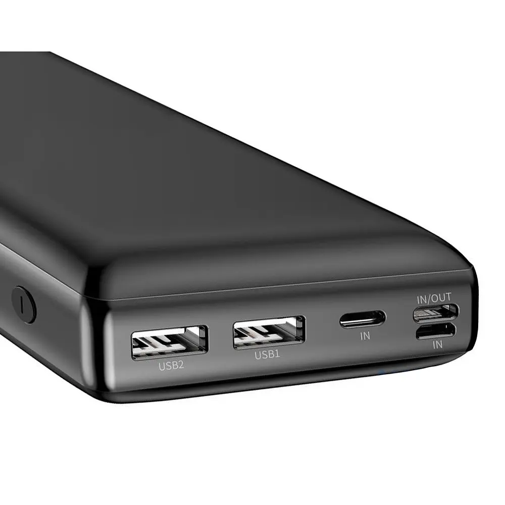 Power Bank Baseus Mini JA Fast charge Power Bank 3A 30000mAh Black (PPJAN-C01) - фото 2