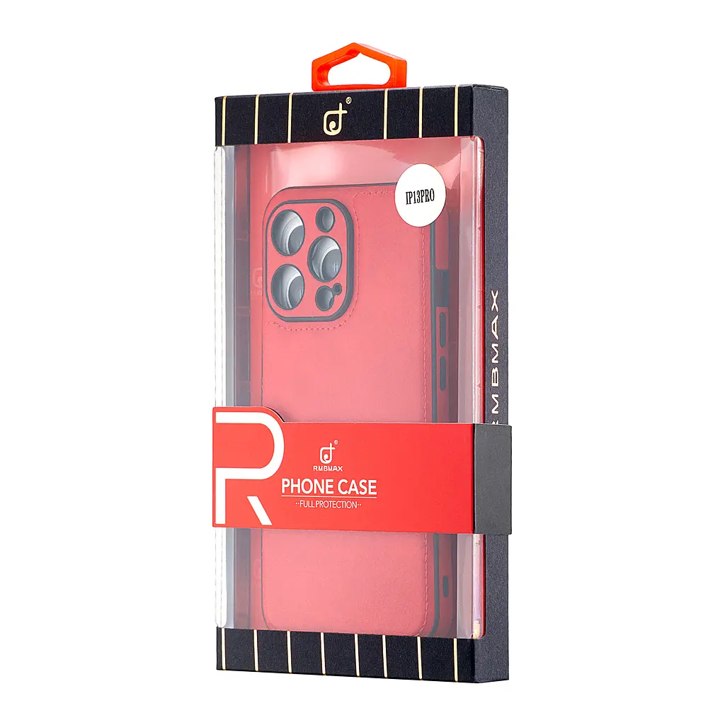 Чохол Jinduka Leather Protected Camera iPhone 13 Pro Red - фото 2