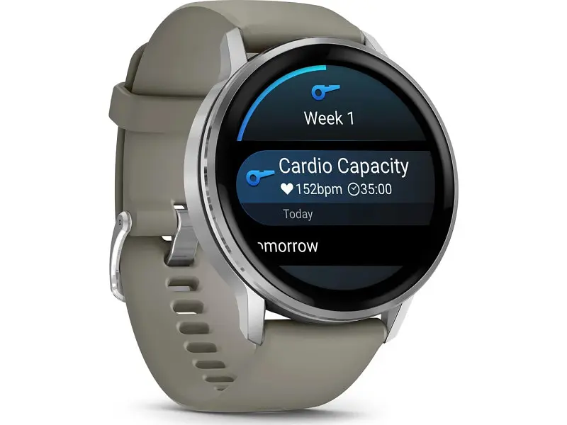 Смарт-годинник Garmin Venu 4 45 mm Silver with Silver Gray Silicone Band (010-03014-01) - фото 4