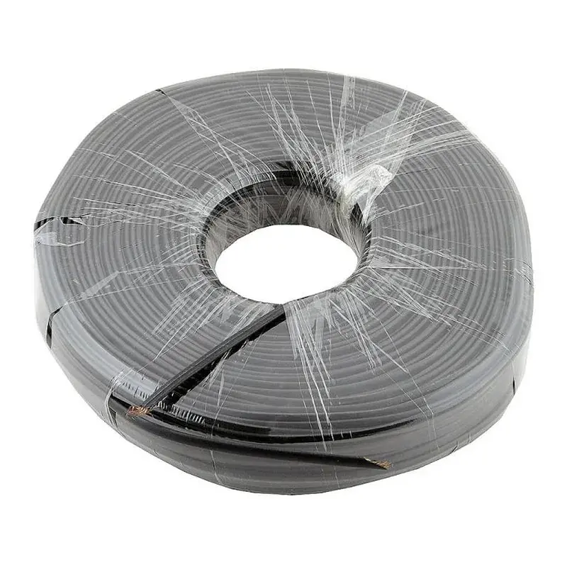 Кабель телефонний Atcom 4-жильний плаский 26AWG CCS 100м (10120)