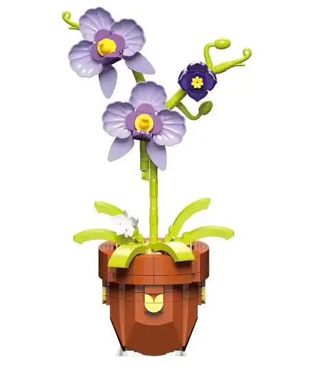 Конструктор квіти Flowers Zuanma NO116-19 деталі 295