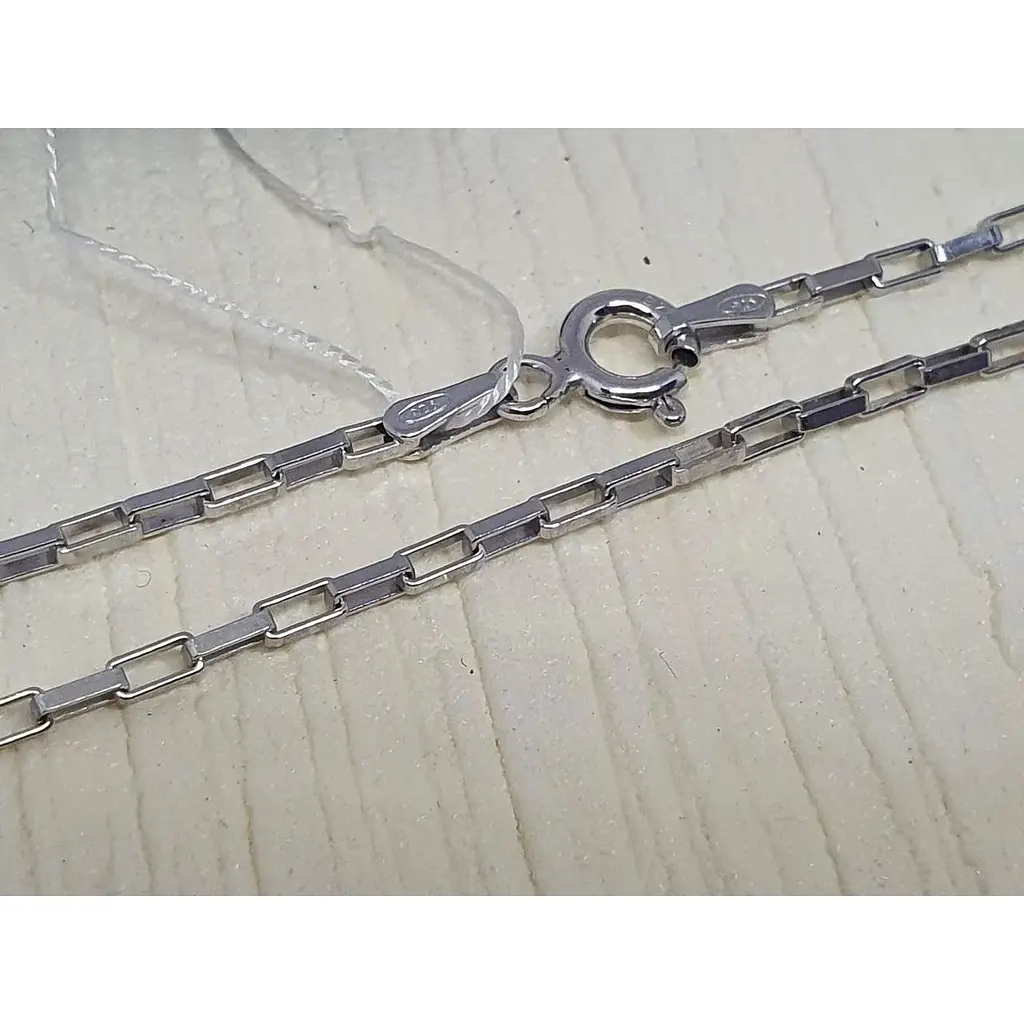 Серебряная цепочка Аметист Якорное 38С028КВР 50 - фото 2