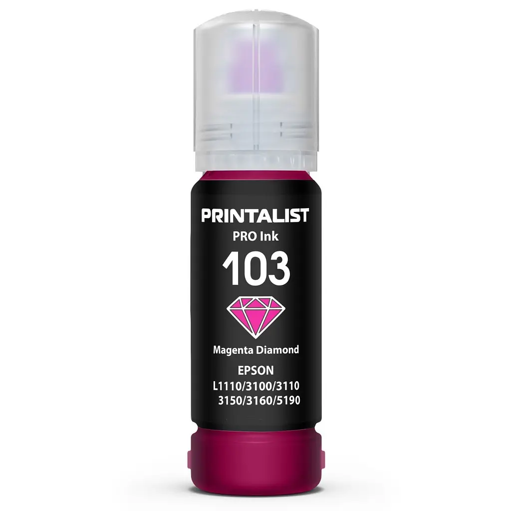 Чорнило PRINTALIST 103 для Epson L3100/3110/3150 70г Magenta водорозчинне (PL103M) - фото 3