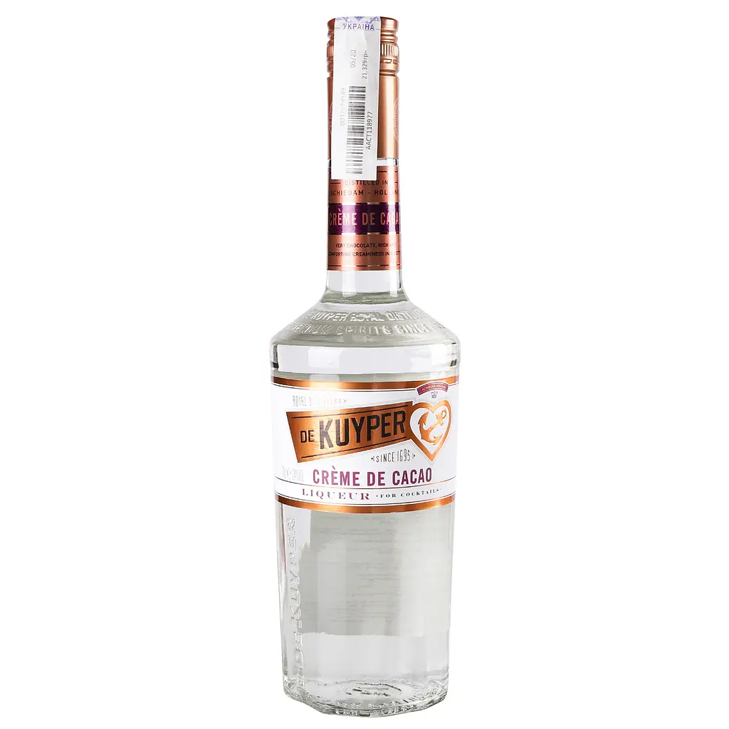 Уцінка. Лікер De Kuyper Creme De Cacao White 15% 0.7 л (180306)