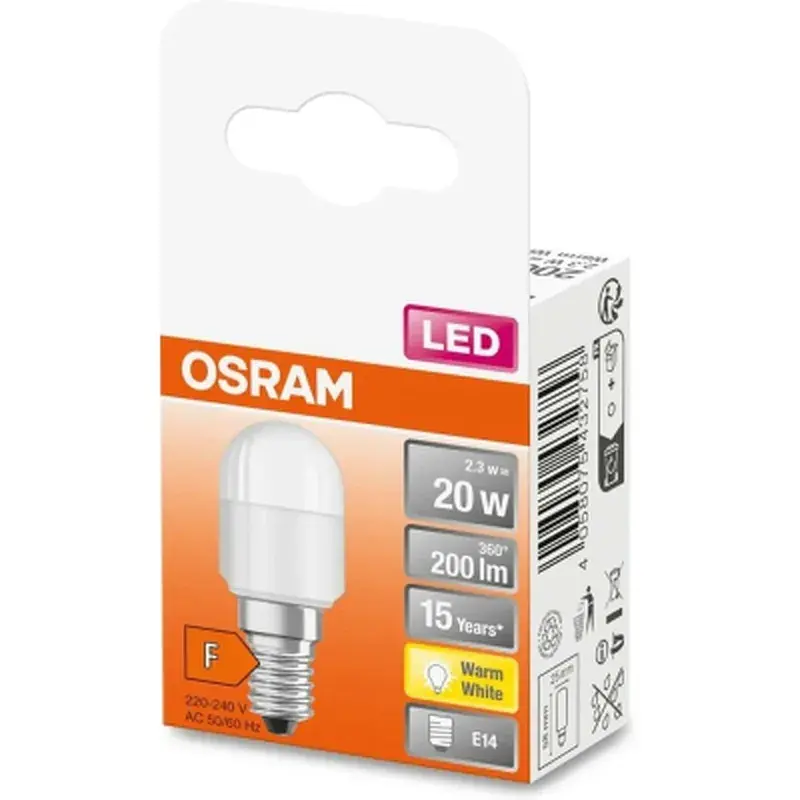 Лампочка Osram LED T26 20 2,3W/827 230V FR E14 (4058075432758) - фото 4