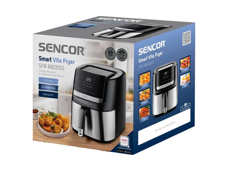 Мультипіч (аерофритюрниця) Sencor SFR 6600SS - фото 9